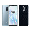 OnePlus 8 5G UW Back Paper OB Carbon Black Sheet Anti-stain Only Back Wrap Cover. 