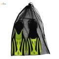 Heavy Duty Mesh Drawstring Bag for Scuba Dive Snorkeling Fins Goggles Gear. 