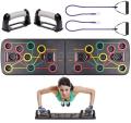 Professional Pushup Board 9 In 1 Foldable  – Multi functional ABS Pushup Exercise Body Building Rack, Push-up Fitness Equipment Stand For Muscles, Triceps For Home And Outdoor, Multipurpose Gym Training Workout Tool Device For Men Women. 