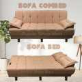 Sofa CumBed 3 Seater Skin Valvet & Custumize Colours Special offer Available. 