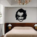 Joker Batman Wall Mural Vinyl Decal Sticker Decor Hero Marvel Movie Gadgets Wrap Wall Decals Wall Stickers Black Color, Car Decor. 