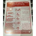 PVC Sign Non adhesive Weather Proof PVC sheet Flexible 30CM × 21.5CM. 