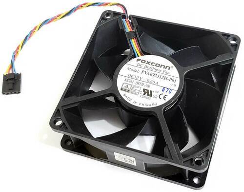 Big Fast 12V DC Cooling Fan for PC, Incubator, Laptop, Exhaust Fan - High Speed 3.6 Inch Computer Fan - Size 92x92x32mm