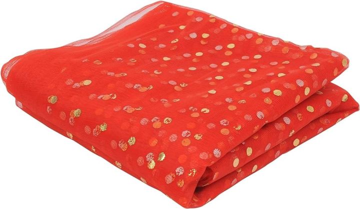 Fancy Golden Dotted Net Fabric | Best For | Fancy Gift Wrapping, Decoration | Art and Craft projects, Home Décor,|