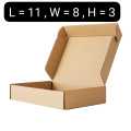 Premium Kraft Carton Box Bundle - Durable Shipping & Gift Packaging Boxes - New - Multiple Sizes (10/20 Pack). 