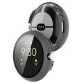 For Google Pixel Watch Tempered Glass Film PC Watch Case. 