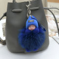 Pendant Keychains Ornamental Knitted Hat Wear Baby Key Ring. 