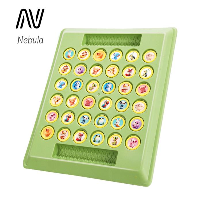 Nebula Supreme Educational Memory Matching Game Animal Flipping Chess Game for Kids Educational Memory Challenge Toy for Boys Girls Fun 2 Player Reversi Chess Matching Game Perfect Gift for Toddlers Memory Chess