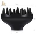 1pc Hair Diffuser Professional Hair Styling Curl Dryer Diffuser Universal Hairdressing Blower Styling Salon Curly Tool Black. 