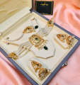 Rawayat Jewellery - Choker Set For Girls - Hyderabadi Choker Set-26 (Maroon) - Jewellery for Girls. 