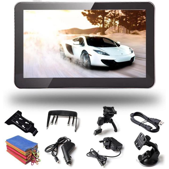 Noza Tec 7 Inch Car GPS PAKISTAN MAP Spoken Turn-By-Turn Directions, WINDOWS CE 6, MS Office, Audio Video Player, FM Radio Preloaded MAP 2D/3D 49 COUNTRY, Free Lifetime Maps Update 8GB