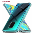 Redmi 9T Back Cover Transparent Soft Bumper Clear 6D Silicon Jelly Back Case. 