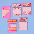 1 Pack of BTS / BT21 Cute Sticky Notes - Creative Office Stationery Message Notes - 80 sheets. 