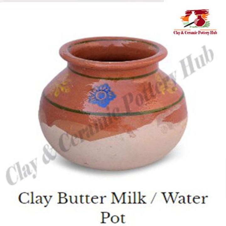Clay Milk Pot small | Lassi pot | Water Pot Glazed | Multi purpose use Matki | Clay Crockery Pots | Earthen Crockery Pots | Terracotta Crockery Pots