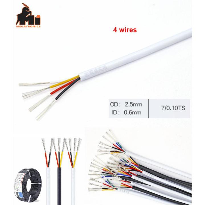 1meter%20Small%20multi-core%20wire%204%20core%20signal%20copper%20wire%2030AWG%20PVC%20Sheathed%20Cable%20-%20Image%202