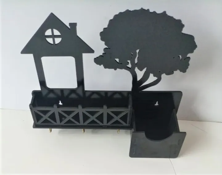Beautiful%20Keyholder%20for%20Homes,%20Tree%20and%20Home%20Black%20Color,%20Laser%20Cut%20-%20Image%203