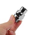 2X Brass Chrome Ball Joint Shower Arm Head Angle Adjustable Swivel Adapter. 