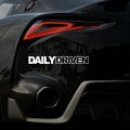 Daily Driven Letters Style Car Truck Body Reflective Sticker Decal Decoration. 