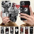 Berserk Guts Anime Phone Case For iPhone 15 14 11 12 13 Mini Pro XS Max Cover 6 7 8 Plus X XR SE 2020 Funda Shell. 