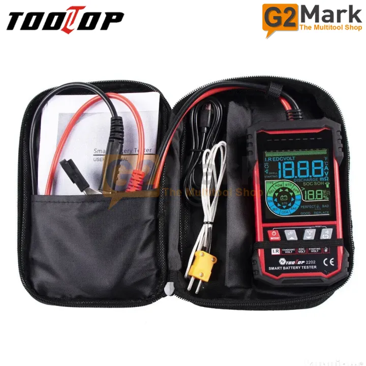 TOOLTOP%202202%20Battery%20Tester%203.2%20Inch%20Screen%2012V/24V%20Automotive%20Battery%20Voltage%20Internal%20Resistance%20Discharge%20Current%20Load%20Starts%20Test%20-%20Image%206