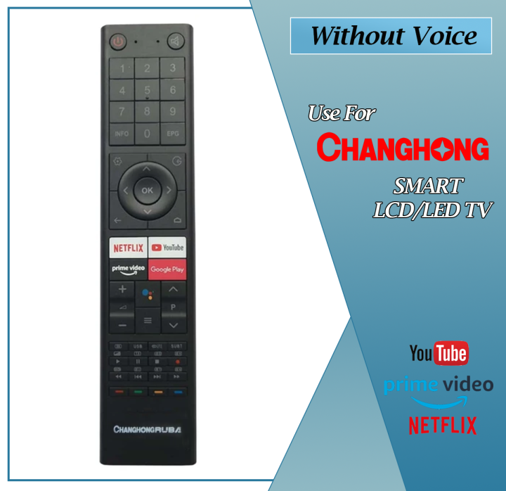 Changhong Ruba without voice for smart LED TV Remote Control| Ecartmax