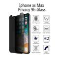 Iphone xs Max Privacy 9H Tempered Glass-Privacy tempered Glass Protector for XS MAX. 