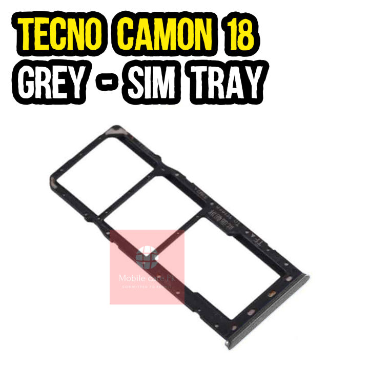Tecno%20Camon%2018%20SIM%20Tray%20Sim%20Jacket%20Sim%20Slot%20Sim%20Door%20Grey%20-%20Image%205