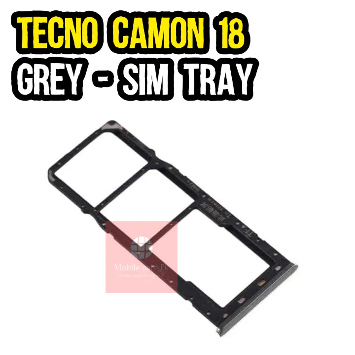 Tecno%20Camon%2018%20SIM%20Tray%20Sim%20Jacket%20Sim%20Slot%20Sim%20Door%20Grey%20-%20Image%205