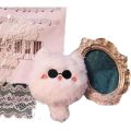 [Cat Cat Ball] spell with the same battle around the five Gojo Cat embroidery plush doll pendant cute toy doll. 