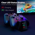 Controller Charger for Xbox One,YCCTEAM Rechargeable Battery Pack for Xbox One, Xbox One X, Xbox One S, Xbox One Elite Controller, Charging Station for Xbox One with 2pcs 1200mAh Rechargeable Battery. 