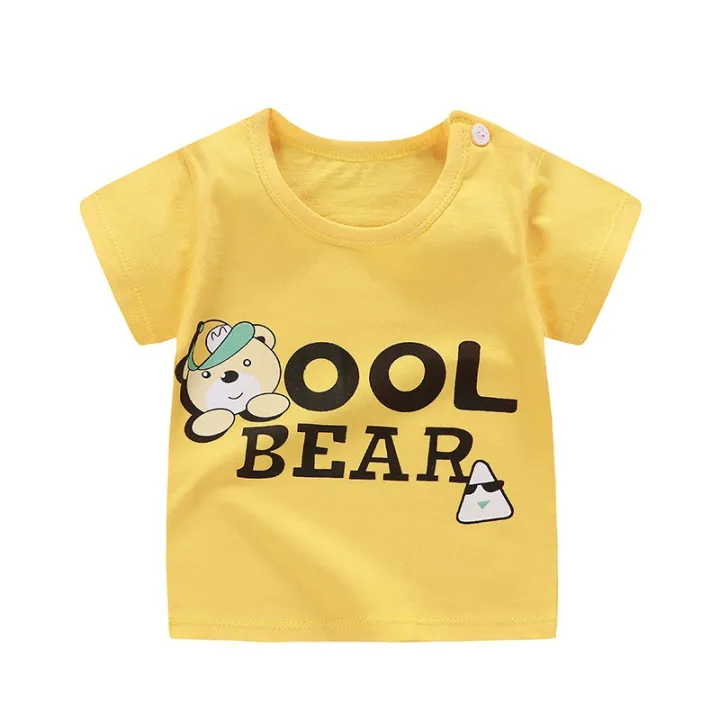 Kids%20Shirts%20100%25%20Cotton%20Cartoon%20Tops%20Cute%20Boys%20Girls%20Short%20Sleeve%20T%20shirt%201-3Y%20-%20Image%202