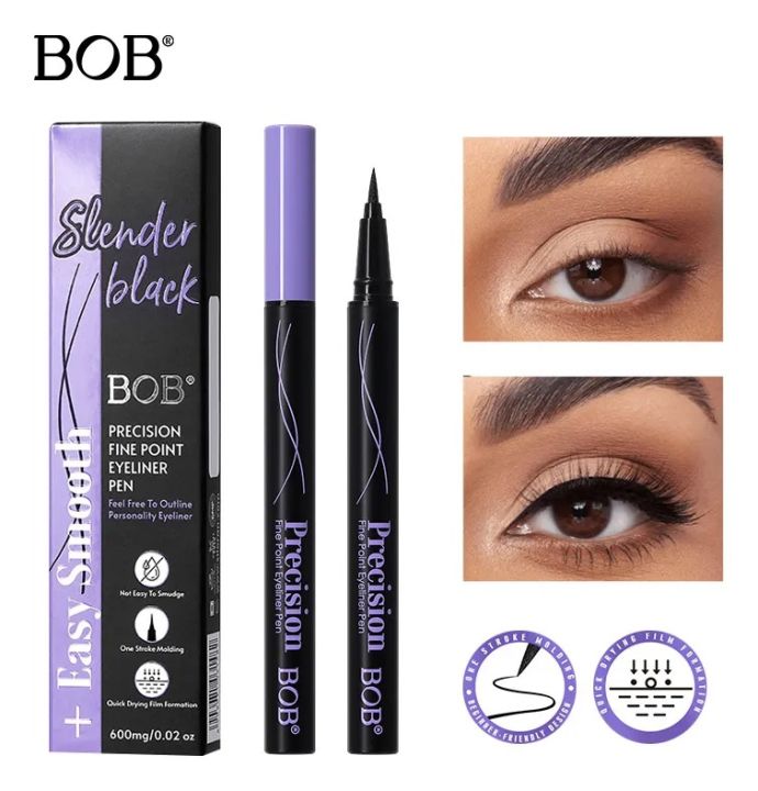 BOB%20Matte%20Eyeliner%20Marker%20Pen%20Slender%20Black%20Waterproof%20-%20Image%202