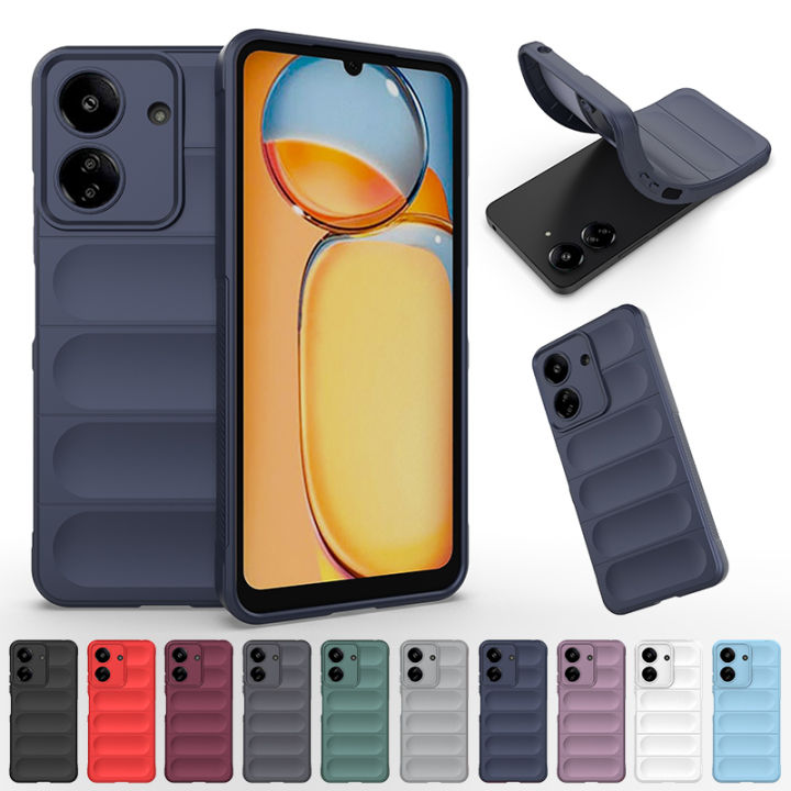 For Xiaomi Poco C65 Case Camera Protection Shockproof Back Cover pococ65 casing
