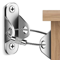 10 Piece Furniture Anchor Anti-Tip Furniture Anchor For Furniture Dresser Wall Safety Anchor Furniture Fastener Wall B. 