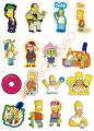 10 Pcs Simpsons Family Cartoon Stickers Pack for Laptop and Phone DIY Stickers - JangoMango Store. 