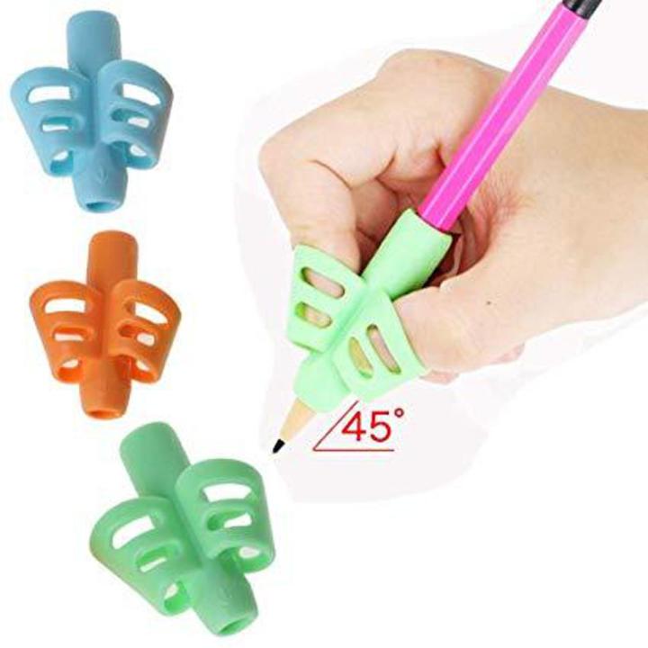 Children Pencil Holder Tools Silicone Two Finger Ergonomic Posture ...