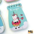 Cute MINI Unicorn Notebook Diary Book With Lined Paper For Kids Girls paper pocket size cute stationery for girls. 