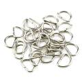 Graceful 10Pcs Metal D Ring D-rings Purse Buckles For Clothes Bag Case Strap Web Belt. 