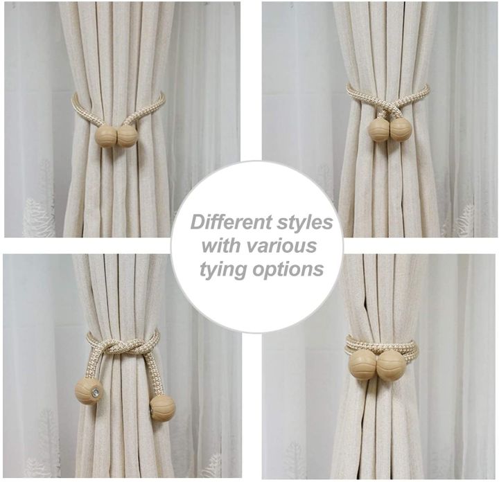 Magnetic%20Curtain%20Tiebacks,%202%20Pack%20Beige%20Decorative%20Tie%20Backs%20for%20Curtains%20Rope%20Outdoor%20Holder%20Without%20Hooks%20for%20Shower%20Sheer%20Blackout%20Drapes%20-%20Image%207