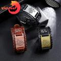 Vist Fox Men Bangle Wide Cool Animal Head Male Bracelet. 