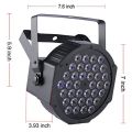 36 LED DJ Disco Light with Music Sync & Adjustable Stand. 