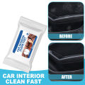 Car Cleaning Wipe Efficient Car Interior Cleaner Protective Wipes. 