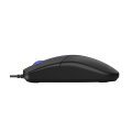A4tech N-530S Illuminate Wired Mouse - 1200 DPI - Blue Backlit - 125Hz Report Rate - Silent Clicks - For PC, Laptop. 