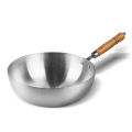 Metal Finish Deep Frying Pan without Lid -28cm. 