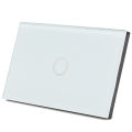 1 Way 1 Gang Crystal Glass Remote Panel Touch LED Light Switches Controller. 