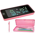 Online Karachi LCD Writing Tablet Pencil Box for Kids – Drawing Board Case with Erase Button & Storage. 
