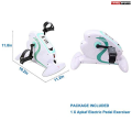 Electric Mini Pedal Exericse Cycle, Exercise Bike -Fitness Motorized Electric Mini Exercise Bike/Pedal Exerciser,Electric Pedal Exerciser for Seniors Portable Fitness Cycle for Arm/Leg Exercise Mini Cycling Trainer Stationary Exercise Leg Peddler. 