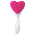 Love Cleansing Brush Heart Face Washing Exfoliator Scrubber Massaging Manual Cleaning Facial Silicone Miss. 