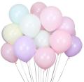 Macaron Balloons Pack of 80 Baby Colors Light Milky Colors 80 Balloons Pack For Birthday - Anniversary Decoration Pastal Color Balloons. 