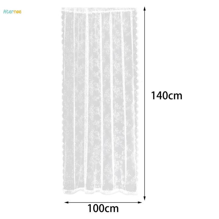 White%20Lace%20Floral%20Net%20Curtains%20Voile%20Curtains%20for%20Study%20Room%20Yard%20Decorative%20150cmx100cm%20-%20Image%204